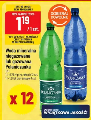 Woda mineralna niegazowana Polaniczanka promocja w POLOmarket