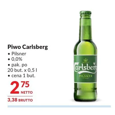 Piwo Carlsberg Pilsner promocja w Makro