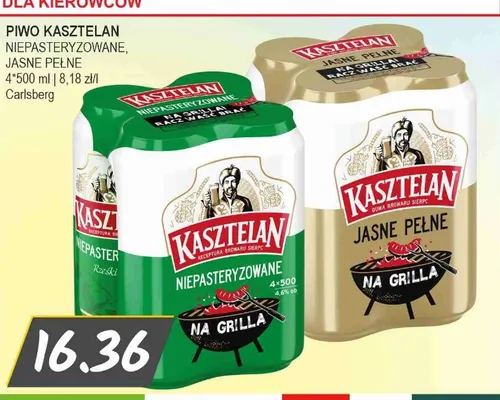 Piwo Kasztelan 4-pak promocja w Słoneczko