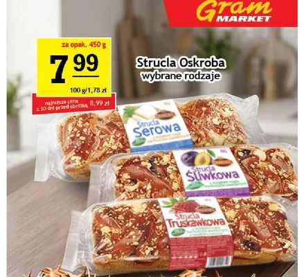 Strucla Oskroba Serowa promocja w Gram Market