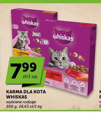 Karma dla kota Whiskas promocja w Groszek