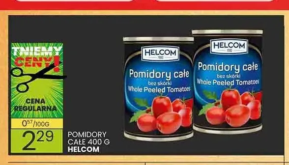 Pomidory całe Helcom promocja w Wafelek
