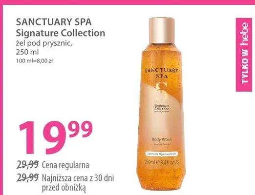 Żel pod prysznic promocja w Hebe