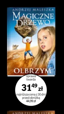 Książka Magiczne Drzewo Olbrzym oprawa twarda Andrzej Maleszka promocja w Empik