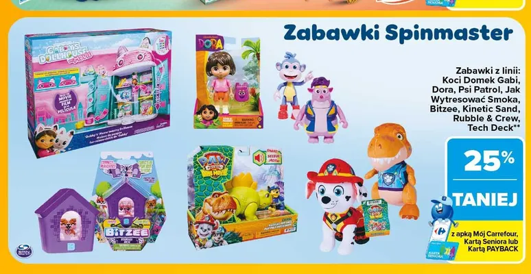 Zabawki Rubble & Crew Spin Master promocja w Carrefour