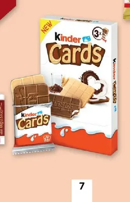 Ciastka Kinder Cards promocja w Selgros