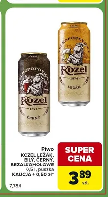 Piwo Kozel Ležák promocja w Carrefour Express