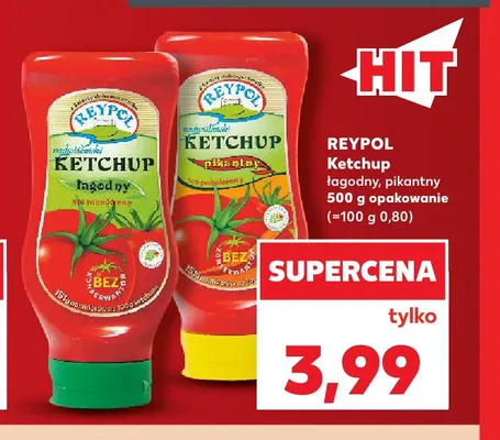 Ketchup pikantny Reypol promocja w Kaufland
