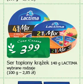 Ser topiony krążek Lactima promocja w CEZAR Delikatesy