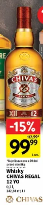 Whisky Chivas Regal 12 YO promocja w Intermarche