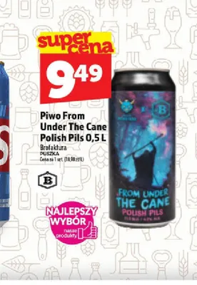 Piwo From Under The Cane Polish Pils promocja w TOPAZ