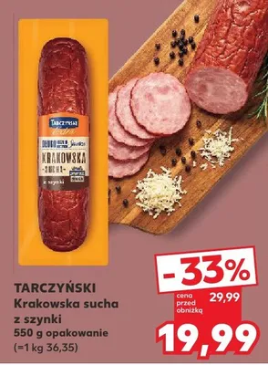 Krakowska sucha z szynki promocja w Kaufland