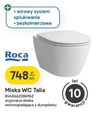 Miska WC Roca Talia promocja w Castorama