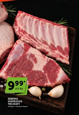Żeberka wieprzowe trójkąty promocja w Groszek