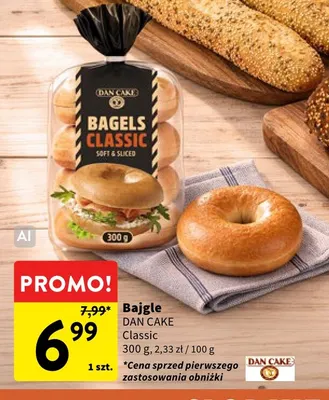 Bajgle Dan Cake Classic promocja w Intermarche