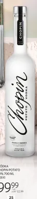 Wódka Chopin Potato 40% promocja w Selgros