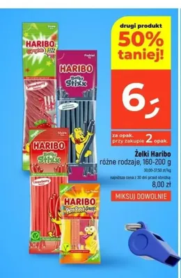 Żelki Haribo Spaghetti Fizz promocja w Dealz