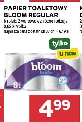 Papier toaletowy Bloom Regular promocja w Stokrotka