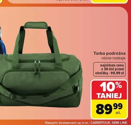 Torba podróżna promocja w Carrefour
