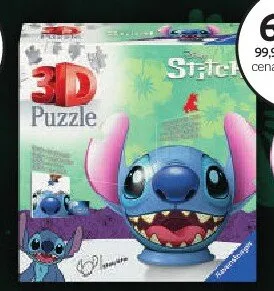 Puzzle 3D Kula Disney Stitch z Uszami promocja w Empik