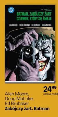 Komiks Zabójczy żart. Batman Alan Moore Doug Mahnke Ed Brubaker promocja w Empik