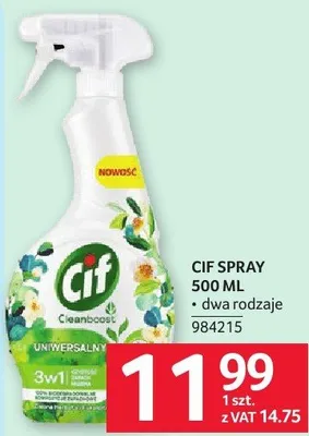 Spray CIF SPRAY 500 ML dwa rodzaje promocja w Selgros