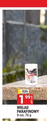 Wkład parafinowy 8 cm promocja w Merkury Market