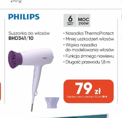 Suszarka do włosów Philips BHD341/10 promocja w Max Elektro