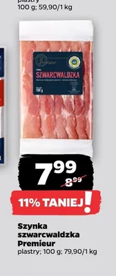 Szynka szwarcwaldzka Premieur promocja w Netto