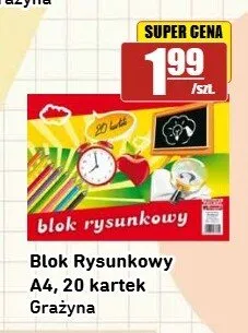 Blok rysunkowy A4 20 kartek Grażyna promocja w API Market