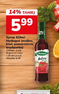 Syrop malina Herbapol promocja w Hitpol