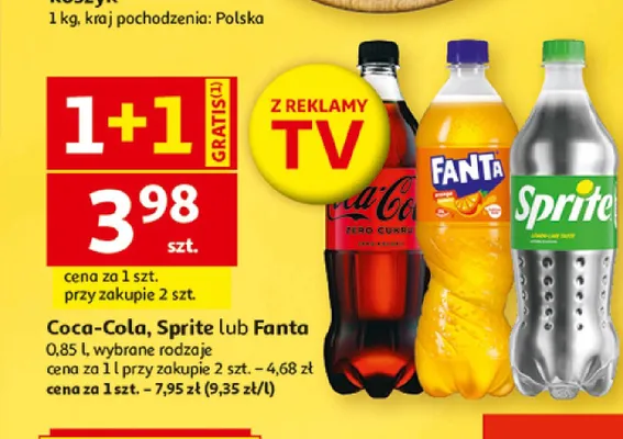 Napój gazowany Sprite promocja w Auchan
