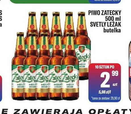 Piwo Zatecky Svetly Lezak promocja w Tomi Markt