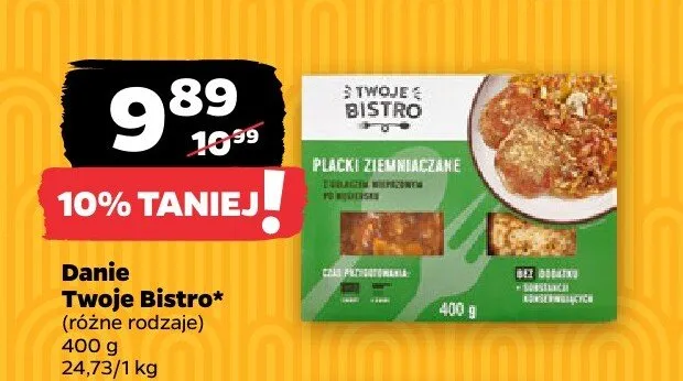 Danie różne rodzaje promocja w Netto