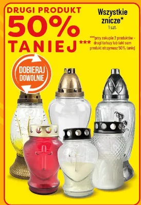 Wszystkie znicze promocja w POLOmarket