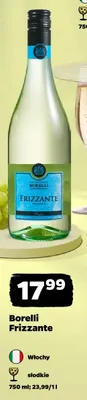 Wino musujące Borelli Frizzante promocja w Netto