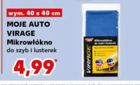 Mikrowłókno do szyb i lusterek promocja w Kaufland