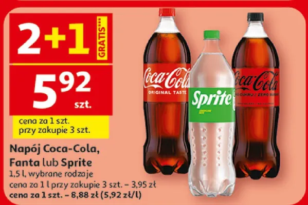 Napój Coca-Cola promocja w Auchan