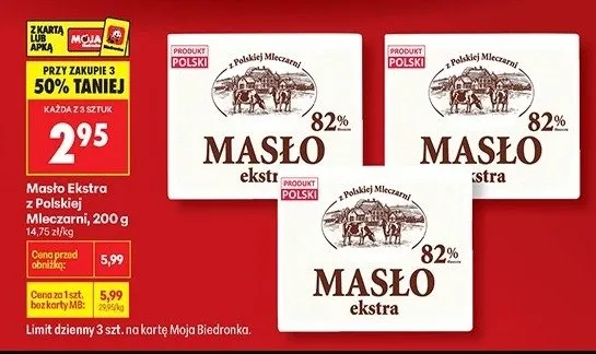 Masło promocja w Biedronka