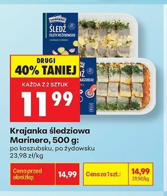 Krajanka śledziowa po kaszubsku Marinero promocja w Biedronka