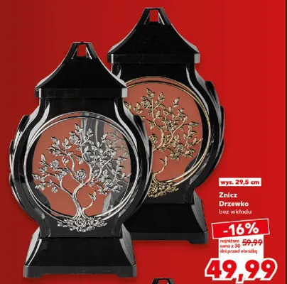 Znicz Drzewko bez wkładu promocja w Kaufland