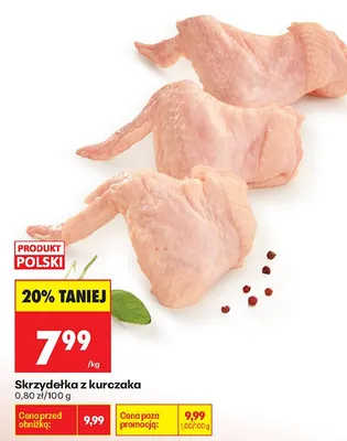 Skrzydełka z kurczaka promocja w Biedronka