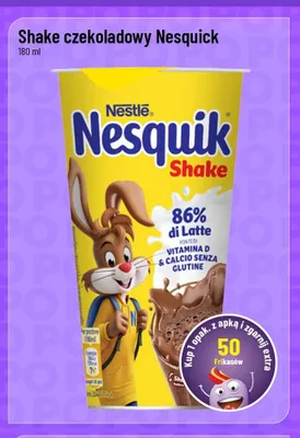 Shake czekoladowy Nesquik promocja w POLOmarket