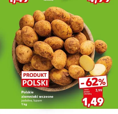 Ziemniaki wczesne jadalne polskie promocja w Kaufland