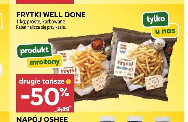 Frytki Well Done promocja w Stokrotka