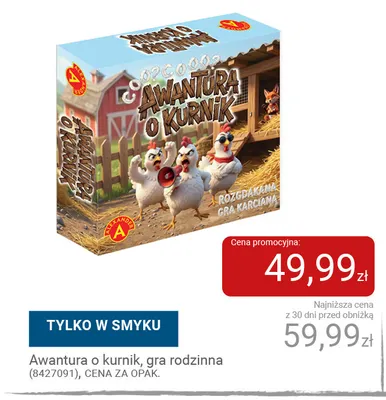 Awantura o kurnik gra rodzinna Alexander promocja w Smyk