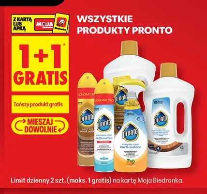 Produkty Pronto promocja w Biedronka