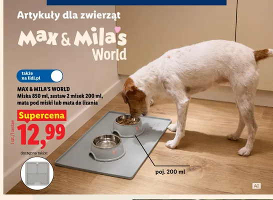 Mata do lizania Max & Mila's World promocja w Lidl