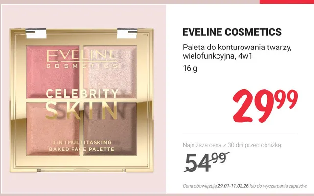 Paleta do konturowania twarzy, wielofunkcyjna, 4w1 promocja w Rossmann
