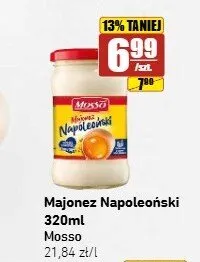 Majonez Napoleoński Mosso 320 ml promocja w API Market